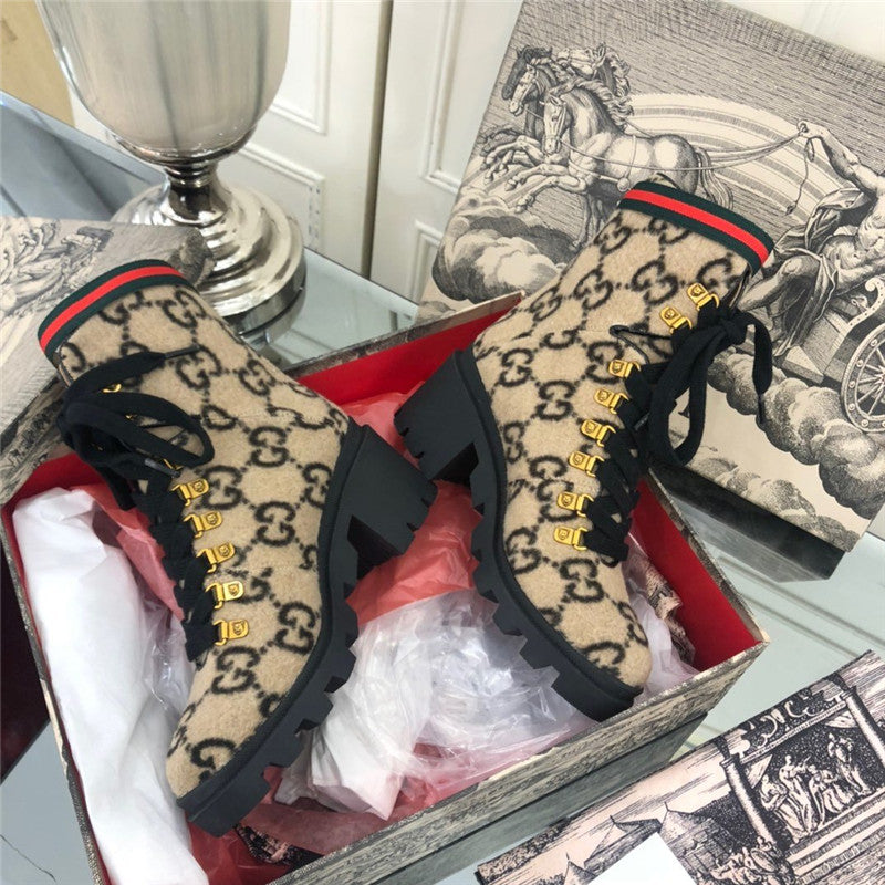 High Quality Luxury Gucci Ankle Boots – Style 61395 product detail
