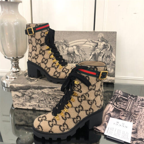 High Quality Luxury Gucci Ankle Boots – Style 61395 alternate view