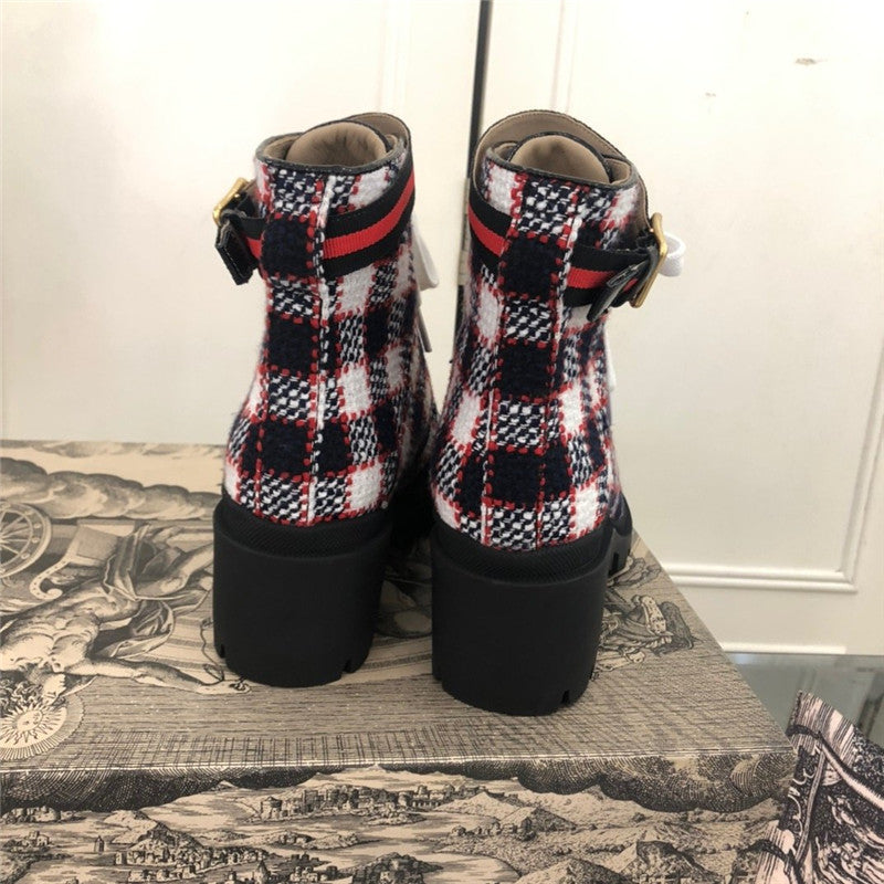 High Quality Luxury Gucci Ankle Boots – Style 58003 product detail