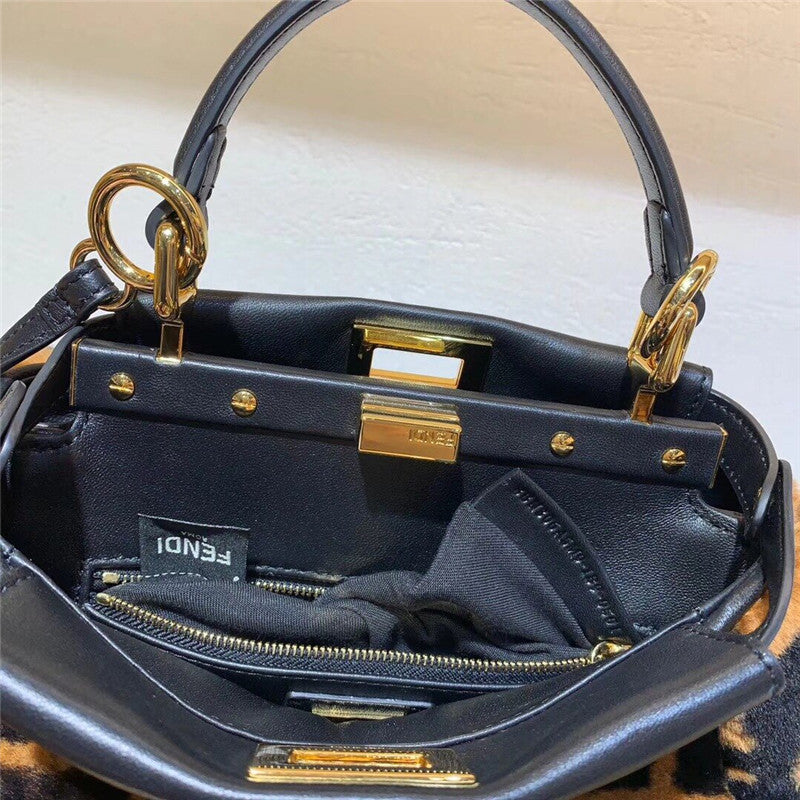 High Quality Luxury Fendi Mini Peekaboo Bag product detail