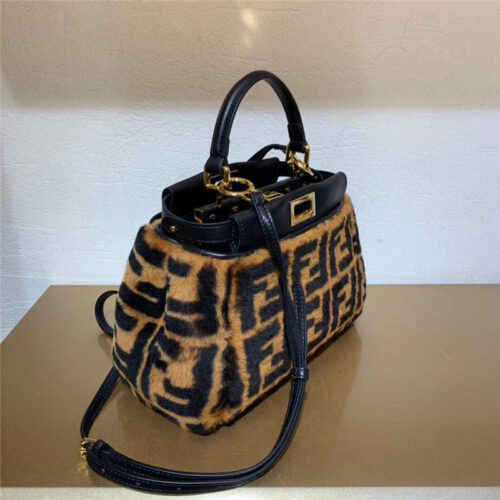 High Quality Luxury Fendi Mini Peekaboo Bag product detail