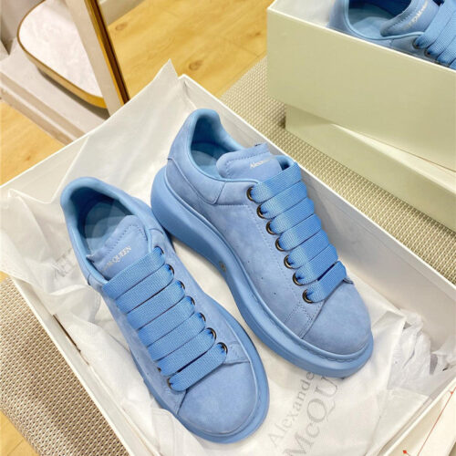 High Quality Luxury Alexander McQueen Macaron Frosted Sneakers
