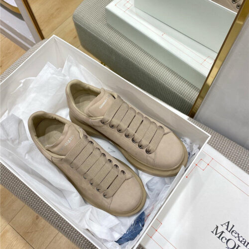 High Quality Luxury Alexander McQueen Macaron Frosted Sneakers – Style 16867