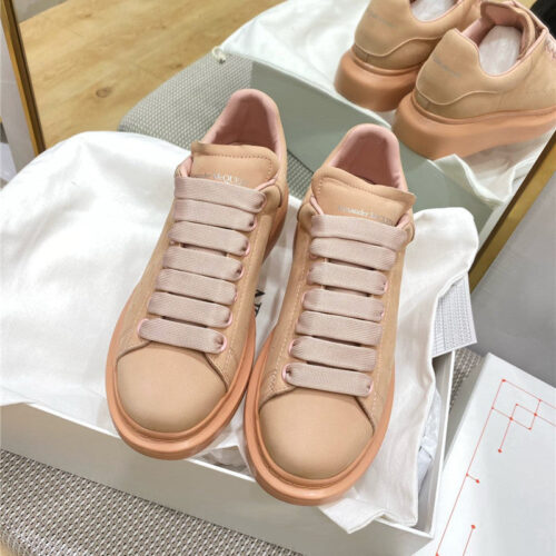 High Quality Luxury Alexander McQueen Macaron Frosted Sneakers – Style 47939 alternate view