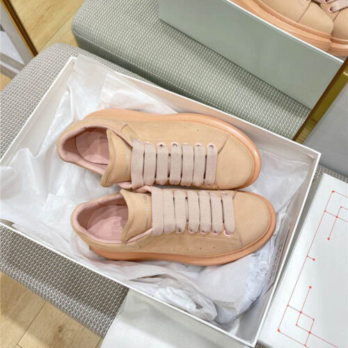 High Quality Luxury Alexander McQueen Macaron Frosted Sneakers – Style 47939 product detail