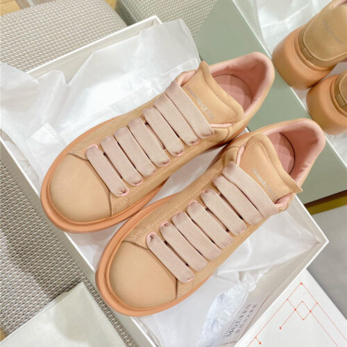 High Quality Luxury Alexander McQueen Macaron Frosted Sneakers – Style 47939 product detail