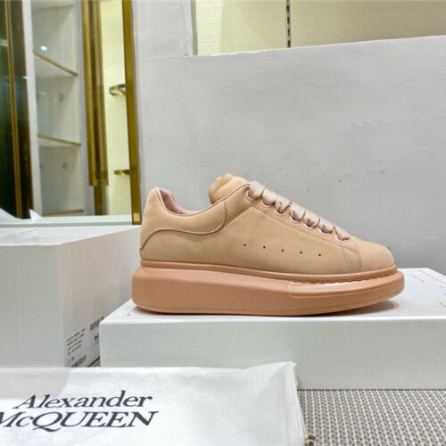 High Quality Luxury Alexander McQueen Macaron Frosted Sneakers – Style 47939