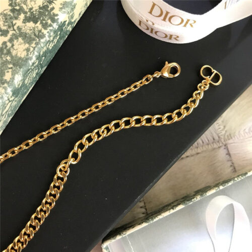 High Quality Luxury Dior Fringed Long Pearl Necklace product detail