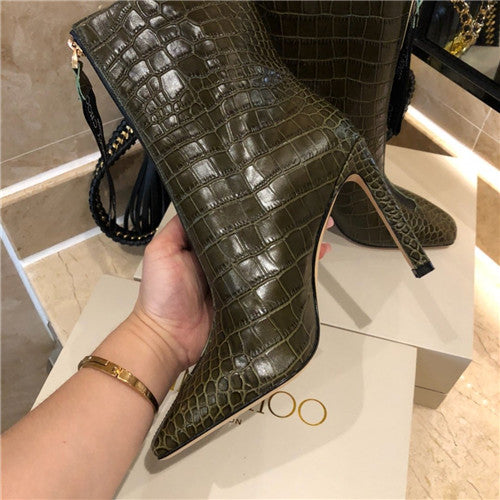 High Quality Luxury Jimmy Choo Heel Boots – Style 82679 alternate view
