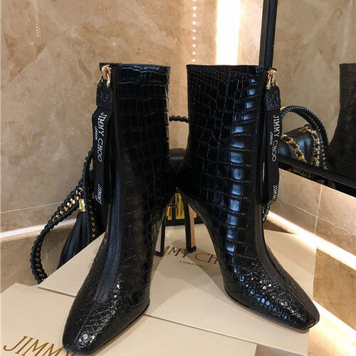 High Quality Luxury Jimmy Choo Heel Boots – Style 62327 alternate view