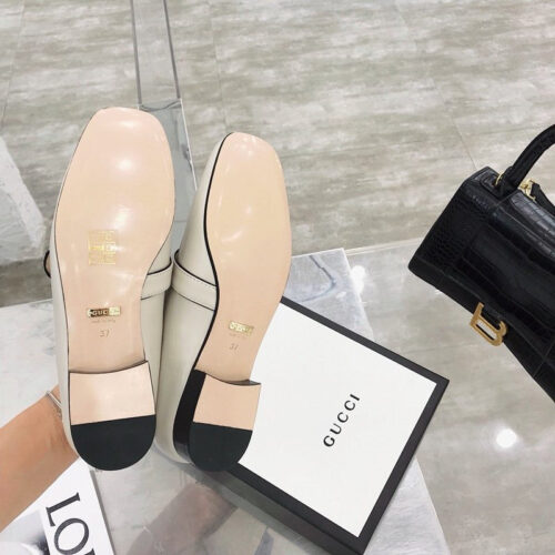 High Quality Luxury Gucci GG Loafers Women White product detail
