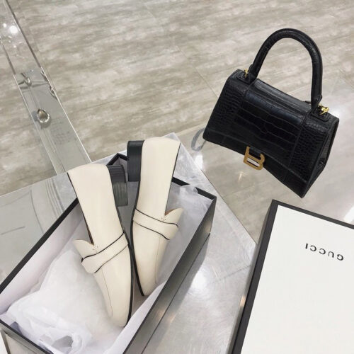High Quality Luxury Gucci GG Loafers Women White product detail