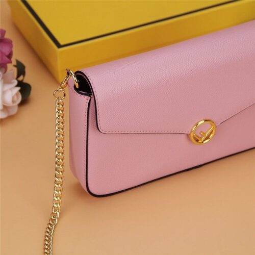 High Quality Luxury Fendi Three-Piece Wallet Pink product detail