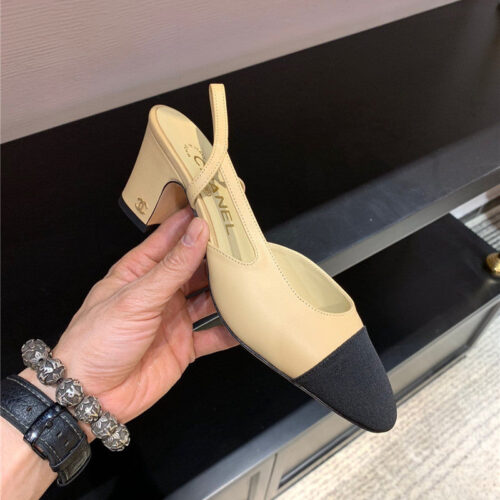 High Quality Luxury Chanel Block Heel Sandals – Style 24550 product detail