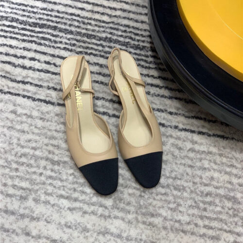 High Quality Luxury Chanel Block Heel Sandals – Style 24550 product detail