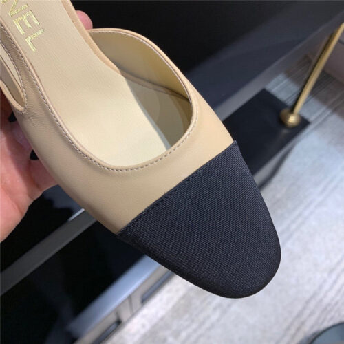 High Quality Luxury Chanel Block Heel Sandals – Style 24550 product detail