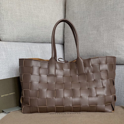 High Quality Luxury Bottega Veneta Tote In Fondente Maxi Intreccio