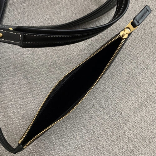High Quality Luxury Bottega Veneta Quad Leather-Trimmed Canvas Tote Bag In Black White product detail