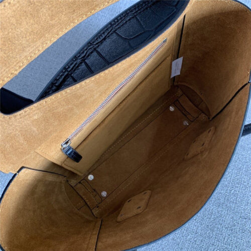 High Quality Luxury Bottega Veneta Arco Mini Crocodile Black product detail