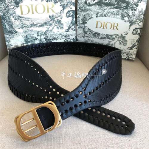 High Quality Luxury Dior Hand-Woven Belts