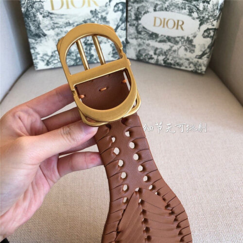 High Quality Luxury Dior Hand-Woven Belt product detail
