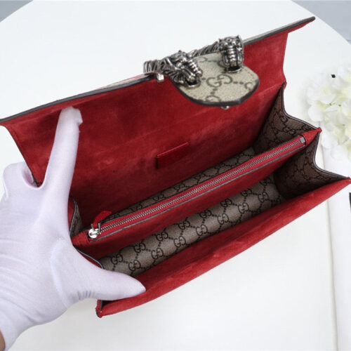 High Quality Luxury Gucci Dionysus Womens Shoulder Bags Beige product detail