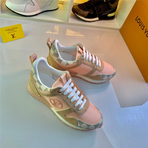High Quality Luxury Louis Vuitton Run Away Sneakers – Style 92707