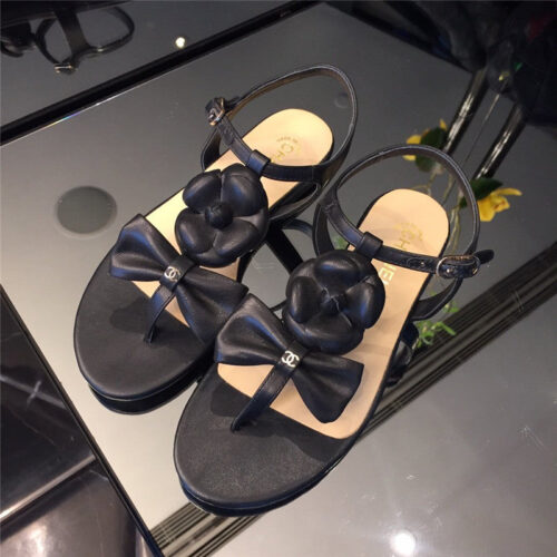 High Quality Luxury Chanel Flat Sandals – Style 63622