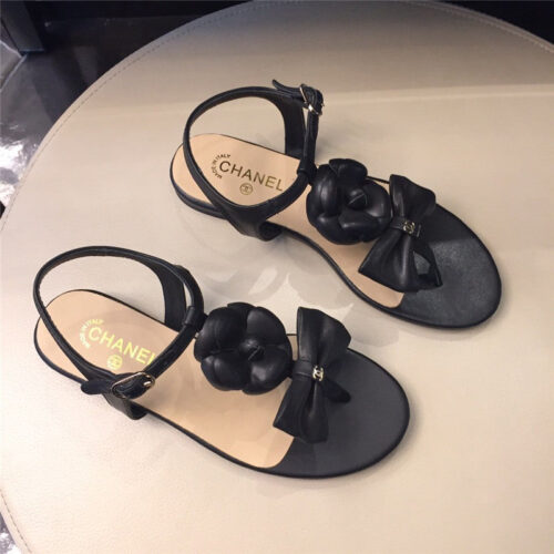 High Quality Luxury Chanel Flat Sandals – Style 63622 alternate view