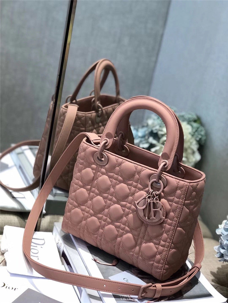High Quality Luxury Lady Dior Medium Pink product detail