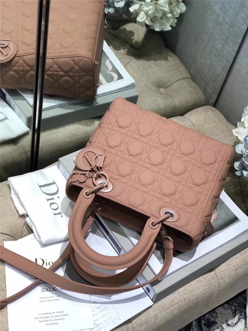 High Quality Luxury Lady Dior Medium Pink product detail