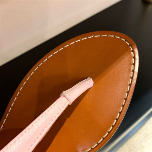 High Quality Luxury Louis Vuitton Brown Flat Sandals For Women Pink product detail