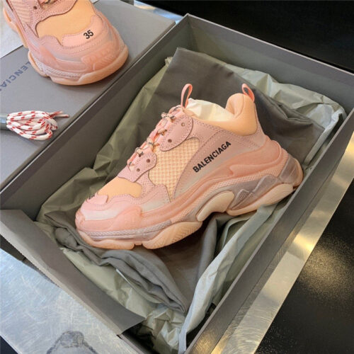 High Quality Luxury Balenciaga Triple S Sneakers Shoes Pink product detail