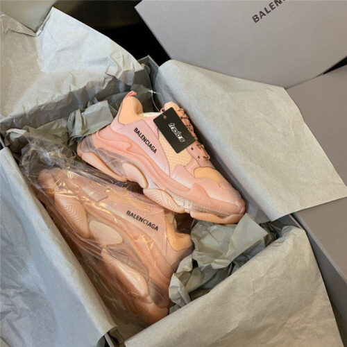 High Quality Luxury Balenciaga Triple S Sneakers Shoes Pink product detail