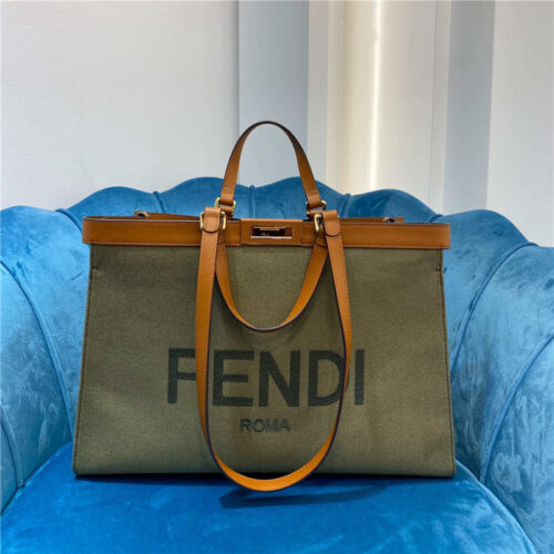High Quality Luxury Fendi Logo Shopping Tote Bag – 29 cm