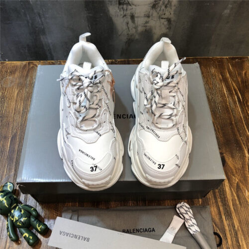 High Quality Luxury Balenciaga Triple S Sneakers White alternate view