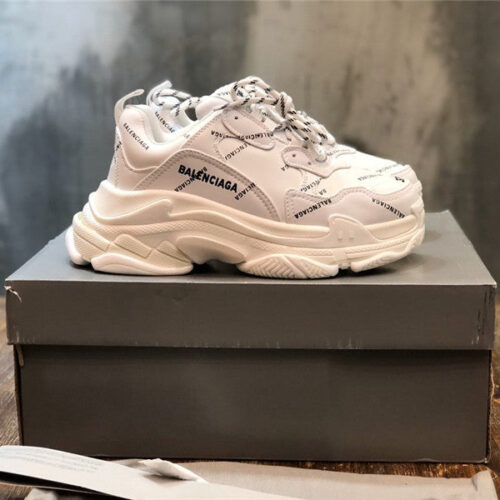 High Quality Luxury Balenciaga Triple S Sneakers White