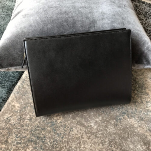 High Quality Luxury Gucci 1955 Horsebit Pouch Clutch Bag Black alternate view