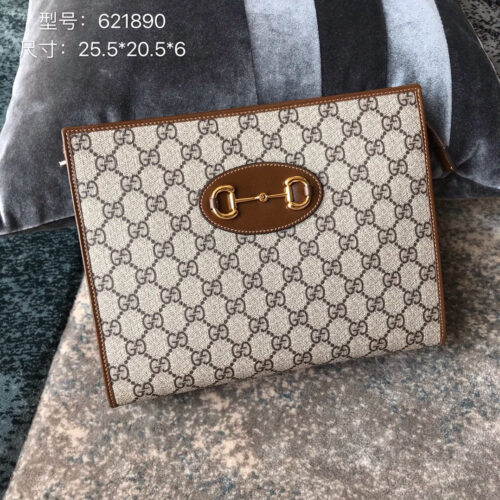 High Quality Luxury Gucci 1955 Horsebit Pouch Clutch Bag