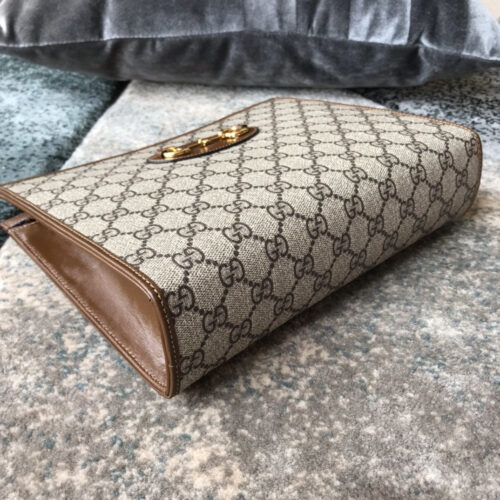High Quality Luxury Gucci 1955 Horsebit Pouch Clutch Bag product detail