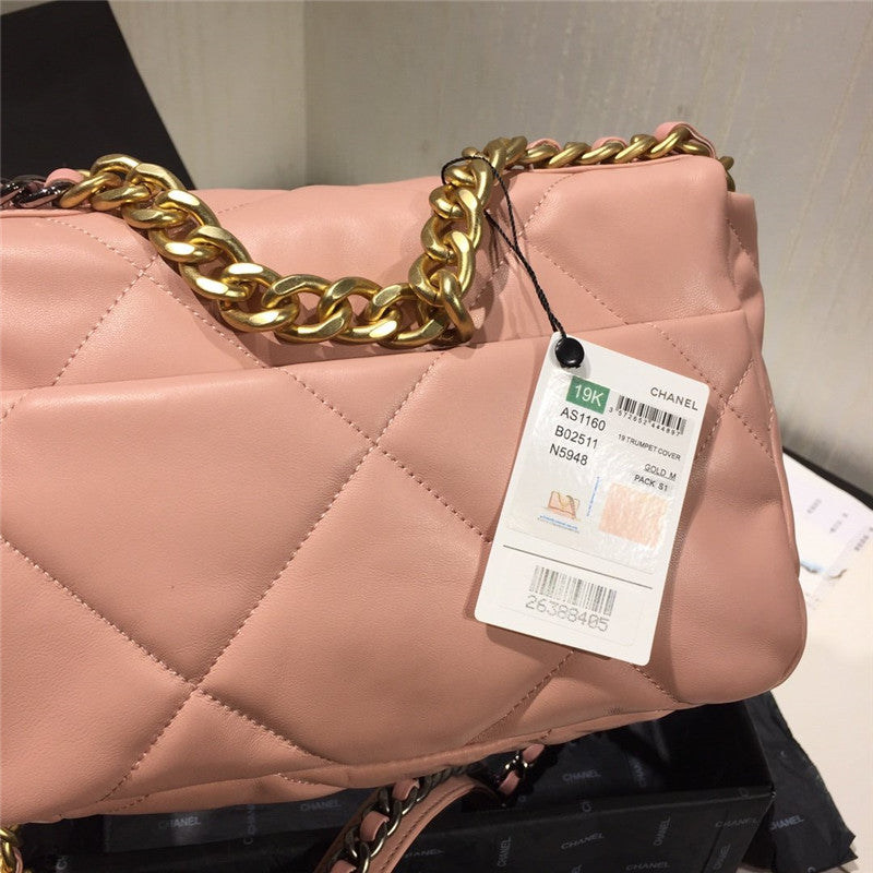 High Quality Luxury Chanel 19 Bag Small – Style 46760 product detail