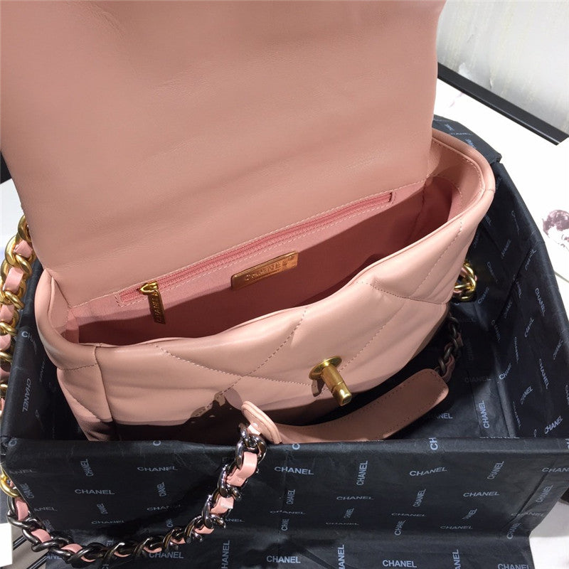 High Quality Luxury Chanel 19 Bag Small – Style 46760 product detail