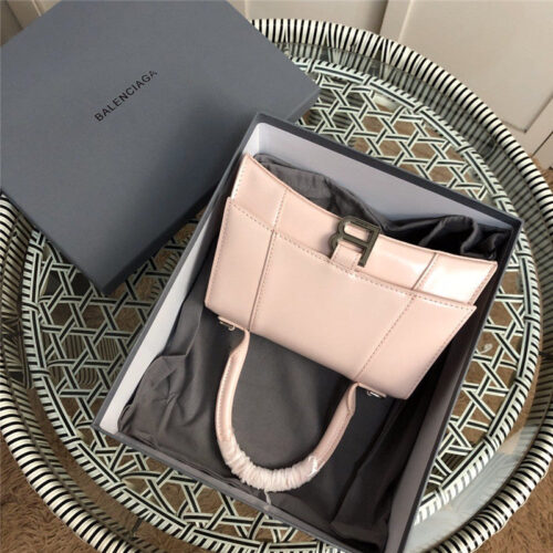 High Quality Luxury Balenciaga Hourglass Medium Handbag – Curved Shape product detail