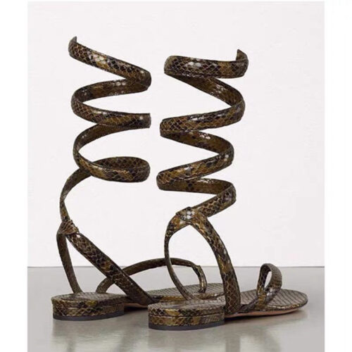 High Quality Luxury Bottega Veneta Wrap-Around Ankle Strap Women Sandals alternate view
