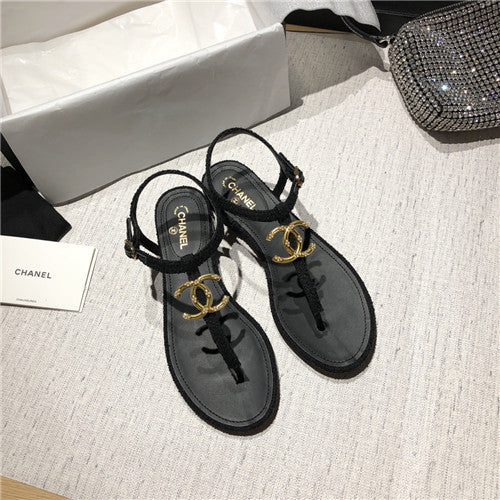 High Quality Luxury Chanel Flat Sandals
