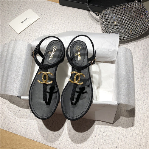 High Quality Luxury Chanel Flat Sandals alternate view