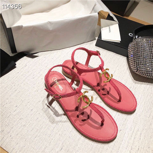 High Quality Luxury Chanel Flat Sandals – Style 50054
