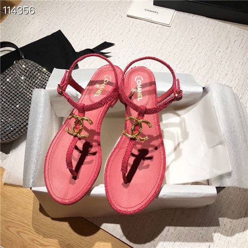 High Quality Luxury Chanel Flat Sandals – Style 50054 alternate view