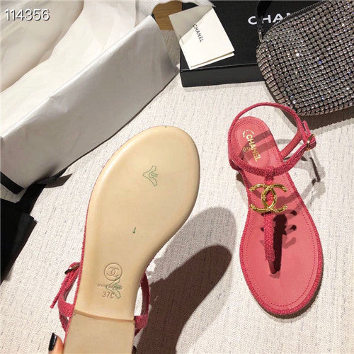 High Quality Luxury Chanel Flat Sandals – Style 50054 product detail