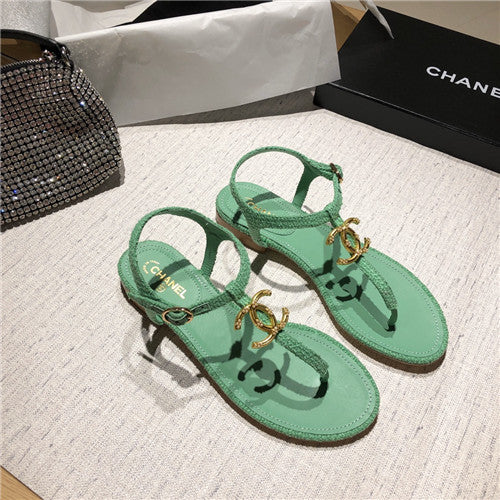 High Quality Luxury Chanel Flat Sandals – Style 20678